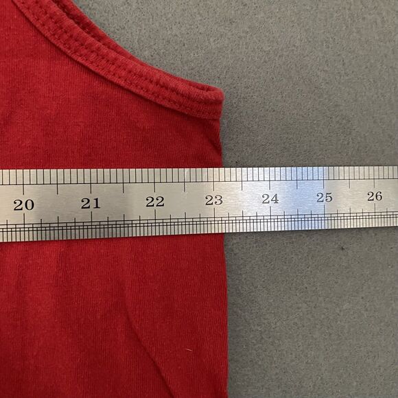 Minnie Mouse Shirt Adult XL Red Disney Designs Tank Graphic Front Back‎ Spellout - Picture 11 of 11